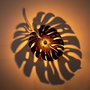 Opviq Lámpara de Pared Flor Negra W-035